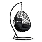 Fotel ogrodowy wiszący Sabana Sofotel czarny