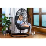 Fotel ogrodowy wiszący Sabana Sofotel czarny