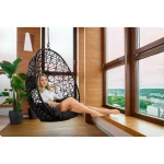 Fotel ogrodowy wiszący Sabana Sofotel czarny