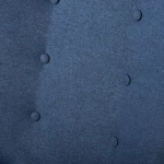 Fotel uszak z podnóżkiem Norse niebieski