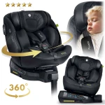 Fotelik samochodowy Nukido Aero Line czarny 0-36 kg ISOFIX