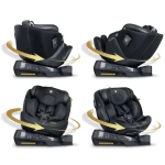 Fotelik samochodowy Nukido Aero Line czarny 0-36 kg ISOFIX