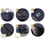 Fotelik samochodowy Nukido Aero Line czarno-granatowy 0-36 kg ISOFIX