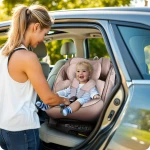 Fotelik samochodowy Nukido Aero Line beżowy 0-36 kg ISOFIX