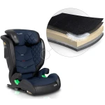 Fotelik samochodowy Nukido Louis czarno-granatowy 15-36 kg ISOFIX