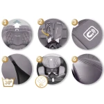 Fotelik samochodowy Nukido Prestige Line szary 0-36 kg ISOFIX