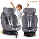 Fotelik samochodowy Nukido Prestige Line szary 0-36 kg ISOFIX