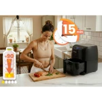 Frytkownica beztłuszczowa Air fryer frytownica 4l Berdsen 1500W BD-658 czarna