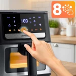 Frytkownica beztłuszczowa Air fryer frytownica 6,5l Berdsen 1700W BD-655 czarna