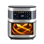 Frytkownica beztłuszczowa Air fryer duża frytownica 9,1l Berdsen 1700 W BD-656 srebrna