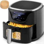 Frytkownica beztłuszczowa Air fryer frytownica 5l BD-652 czarno-srebrna