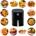 Frytkownica beztłuszczowa Air fryer Berdsen BD-654 czarna