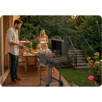 Grill węglowy z pokrowcem Berdsen BD-892 czarny