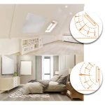 Grzejnik na podczerwień promiennik podczerwieni 800 W Berdsen BD-987 pilot WiFi aplikacja