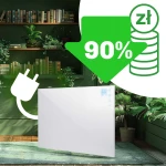 Grzejnik na podczerwień promiennik podczerwieni 800 W Berdsen BD-987 pilot WiFi aplikacja