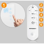 Grzejnik na podczerwień promiennik podczerwieni 960 W Berdsen BD-989 pilot WiFi aplikacja