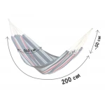 Hamak ogrodowy Malaga Double niebiesko-czerwony Sofotel