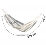 Hamak ogrodowy Malaga Single niebiesko-biały Sofotel