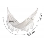 Hamak ogrodowy Toledo Double beżowy z poduszką Sofotel 