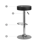 Hoker barowy Imago czarny - 2szt