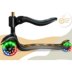 Hulajnoga trójkołowa dla dzieci balansowa siedzisko Nukido Flippo - złota