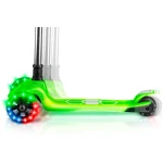 Hulajnoga trójkołowa dla dzieci balansowa świecąca w ciemności Ricokids Jelly - zielona