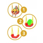 Huśtawka bezpieczna 3w1 Miś 424