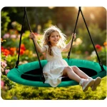 Huśtawka bocianie gniazdo Neo-Sport Swingo 110 cm