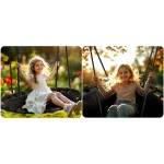 Huśtawka bocianie gniazdo Neo-Sport Swingo 110 cm