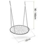  Huśtawka bocianie gniazdo Neo-Sport NS-104 120 cm