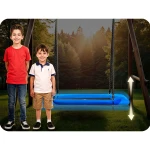 Huśtawka bocianie gniazdo prostokątna Neo-Sport Swingo 110 x 70 cm