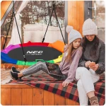 Huśtawka bocianie gniazdo Swingo XXL wielokolorowa 95 cm