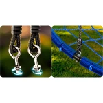 Huśtawka bocianie gniazdo SWINGO 95 cm niebiesko-czerwona