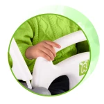 Huśtawka kubełkowa 3w1 Ricokids szaro-biała