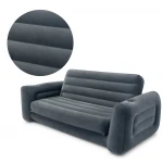 Sofa materac welurowy 2w1 + pompka INTEX 66552-66640