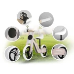 Rowerek biegowy drewniany jasnoróżowy Ricokids RC-619