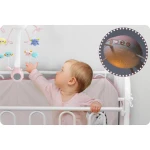 Karuzela do łóżeczka z projektorem RK-813 różowa 