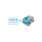 Klimatyzator przenośny z uszczelką 14000 BTU osuszacz grzanie WiFi 37l/24h Berdsen BD-584