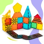 Klocki magnetyczne edukacyjne konstrukcyjne 72 szt RK-780 Ricokids