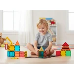 Klocki magnetyczne edukacyjne konstrukcyjne 72 szt RK-780 Ricokids