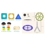 Klocki magnetyczne z karuzela RK-769 Ricokids