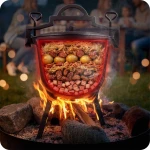 Kociołek żeliwny 11l garnek myśliwski pieczonki na ognisko grill BD-482 348210