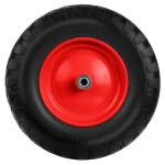 Koło do taczki bezdętkowe 4.00-8 czarno-czerwone Humberg
