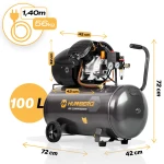 Kompresor sprężarka powietrzna olejowa 100l 8 bar Humberg HM-257