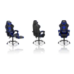 Fotel biurowy dla gracza Sofotel Cerber czarno-niebieski 