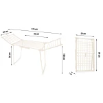 Suszarka na pranie stojąca rozkładana Debora złota19 mb