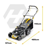 Kosiarka spalinowa z napędem 51 cm 70 l loncin 196cc + olej Humberg HM-601