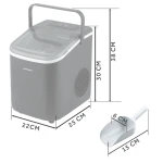 Kostkarka do lodu 1.1L/12kg Berdsen BD-420 czarna