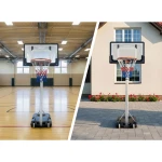 Kosz do koszykówki 150-260cm regulowany wolnostojący stabilny mobilny Neo-Sport NS-281