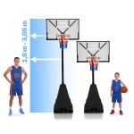 Kosz do koszykówki regulowany 160-305cm stabilny duży Neo-Sport NS-284